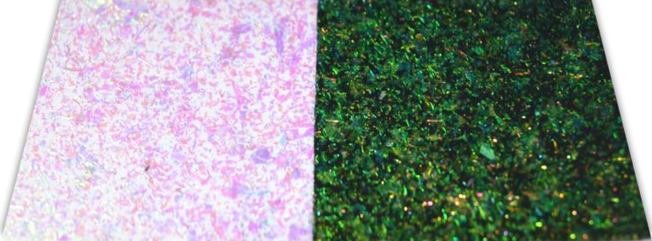 T-03 Optically variable pigment/ink Yellow-Green 200-300μm-HiBlueStar